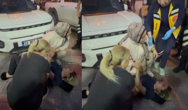 Eşini sokak ortasında bıçakladı, kaçamadan yakalandı
