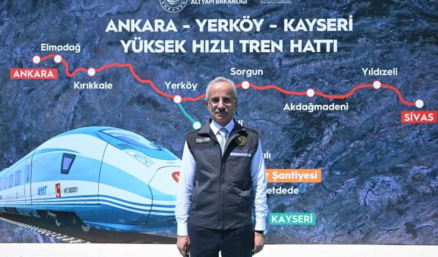 Ankara Kayseri demir yolu 1 saat 45 dakikaya düşecek