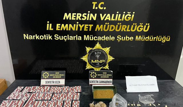 Mersin'de uyuşturucu operasyonu: 2 şüpheli tutuklandı
