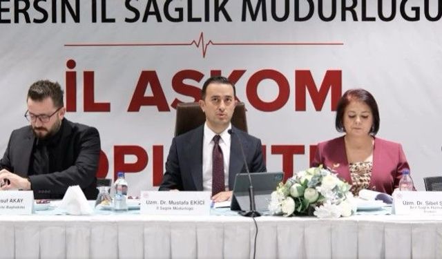 Mersin Şehir Hastanesinde ASKOM toplantısı yapıldı