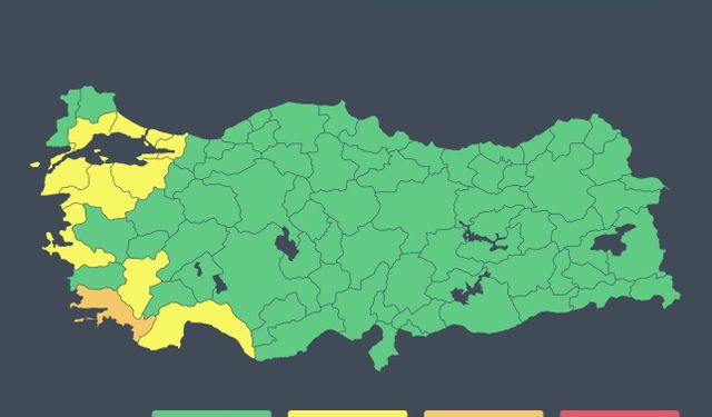 Bakanlıktan 'sağanak' uyarısı yapıldı