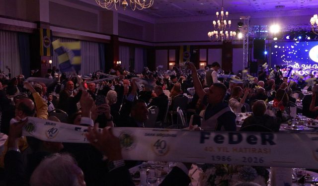 Fenerbahçeliler Derneği 40'ıncı yılını coşkuyla kutladı
