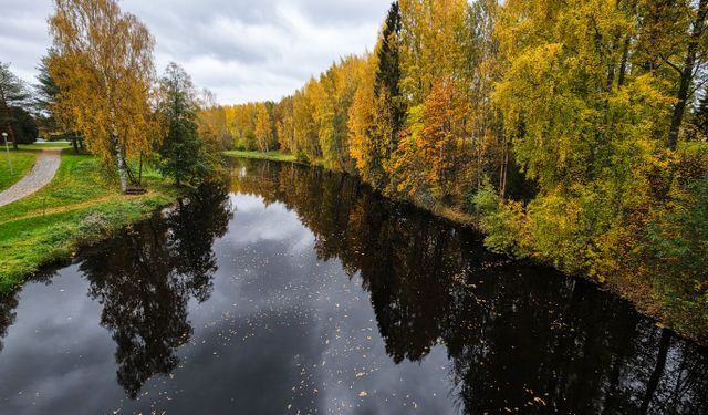 Finlandiya’da sonbahar güzelliği
