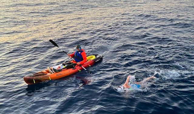 32 kilometrelik parkuru rekor süreyle geçti