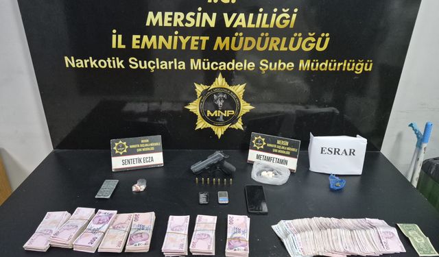 Mersin’de uyuşturucu operasyonu: 4 şüpheli tutuklandı