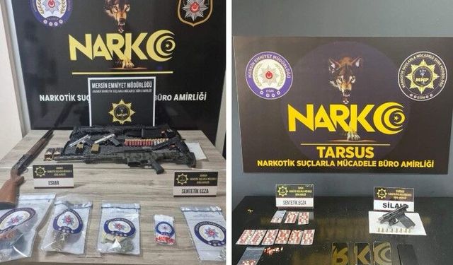 Mersin’de uyuşturucuya büyük darbe