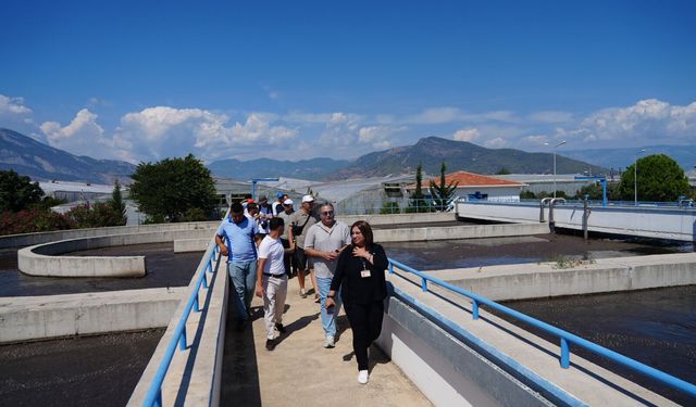 Alman heyetten MESKİ Anamur Atıksu Arıtma Tesisinde inceleme