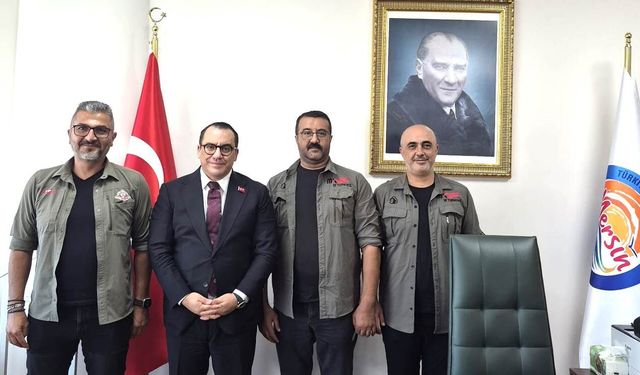 Motorculardan Vali Yardımcısı Kaya’ya ziyaret