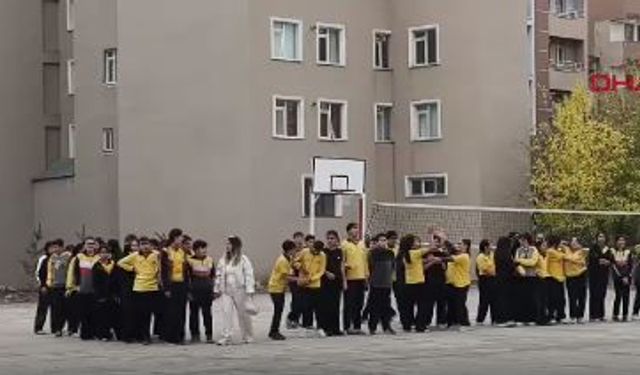 Okulda deprem ve tahliye tatbikatı
