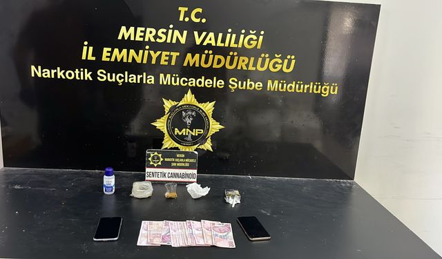 Mersin’de uyuşturucu operasyonu: 2 şüpheli tutuklandı