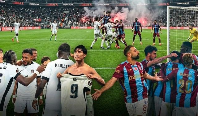 Trabzonspor-Beşiktaş derbisinde büyük heyecan