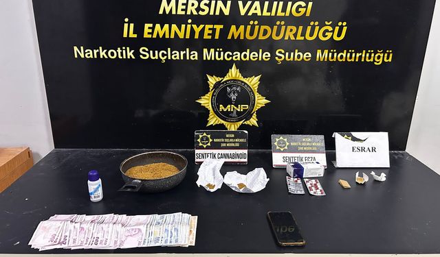 Mersi̇n'de zehir tacirlerine operasyon: bir tutuklama