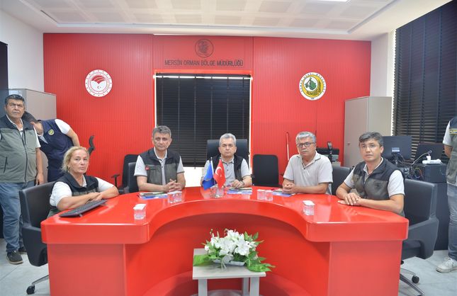 Orman Genel Müdür Yardımcısı İbrahim Yüzer, Mersin’de Yangın Planlarını Görüştü