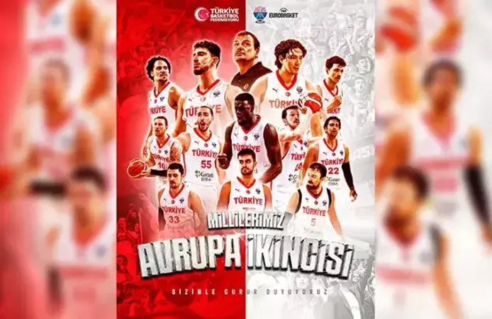 A Milli Basketbol Takımı, EuroBasket 2025’te Gümüşle Döndü