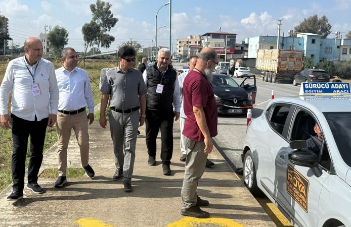 Mersin’de Sürücü Kursu Sınavları Yerinde Denetlendi