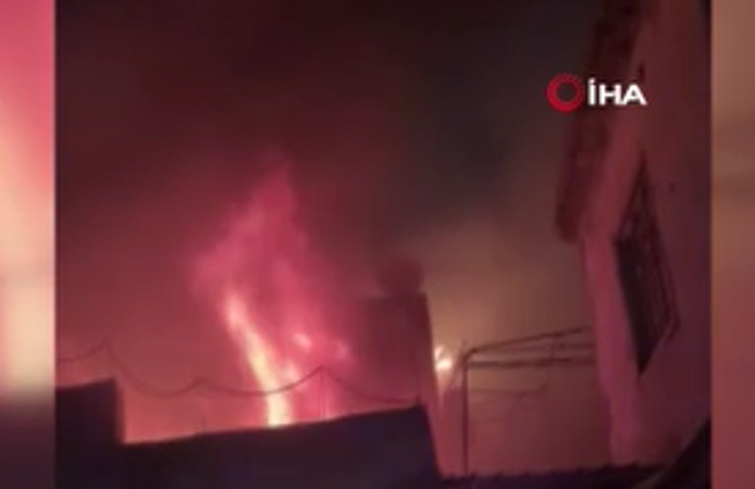 Metruk İkamette Yangın Paniği