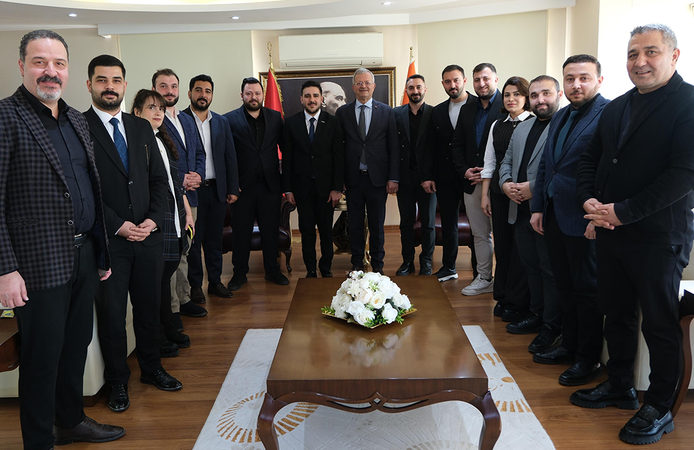 Genç ASKON Heyeti Mersin Organize Sanayi Bölgesi  Yönetimi ile Görüştü