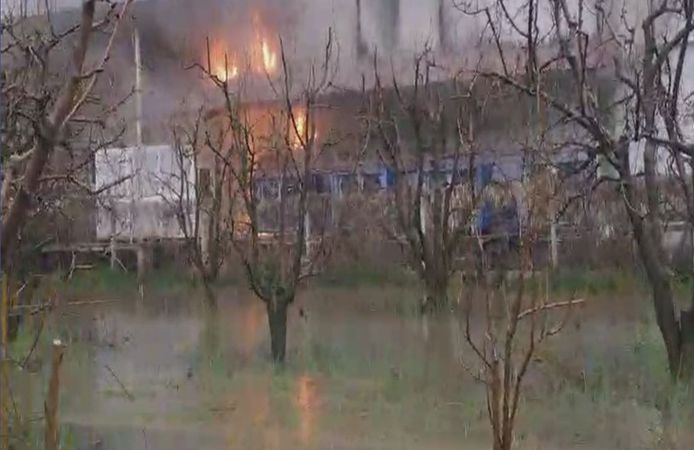 Soğuk Hava Deposundaki Yangın Korkuttı