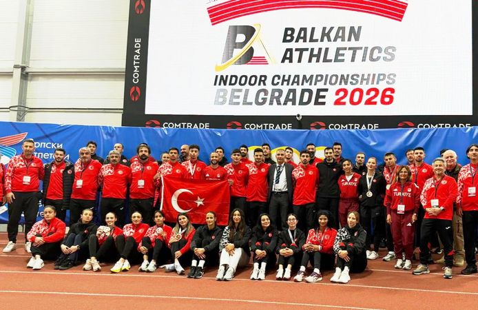 Türkiye, Balkan Salon Atletizm Şampiyonası’nda 14 madalya kazandı