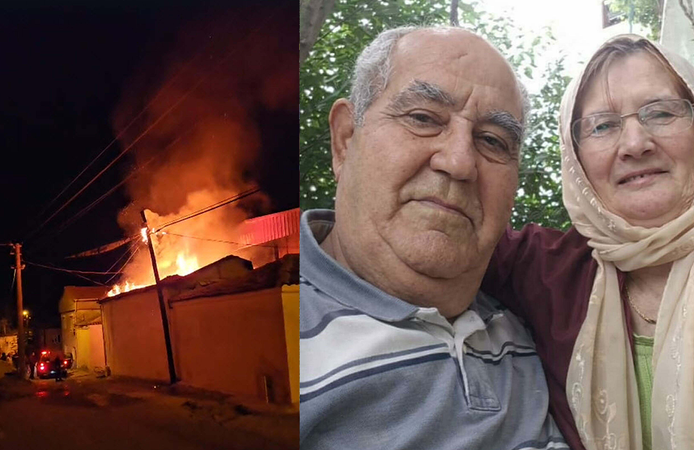 Babaanne ve dedenin öldüğü yangın soruşturmasında torun ve eşi gözaltında