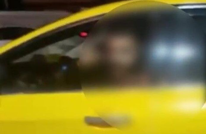 Taksici tartıştığı meslektaşının önünü kesip tehdit etti