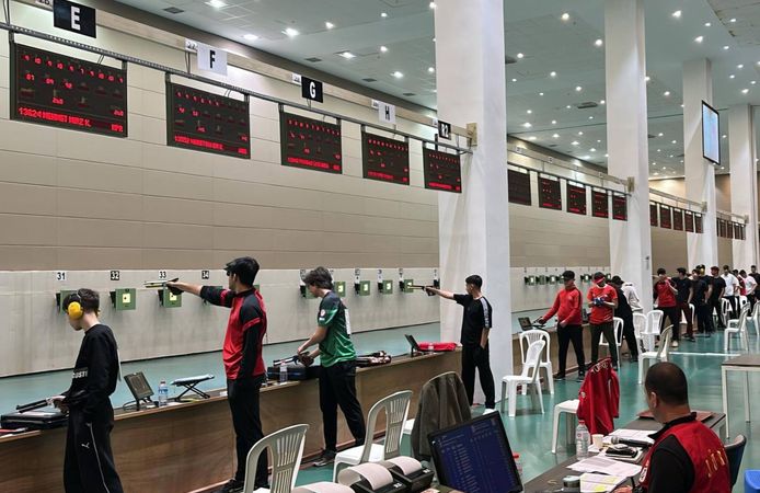Havalı silahlar müsabakaları Mersin’de başladı
