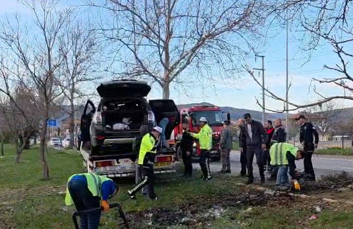 Tokat’ta cip ağaca çarpıp alev aldı: 1 ölü, 2 yaralı