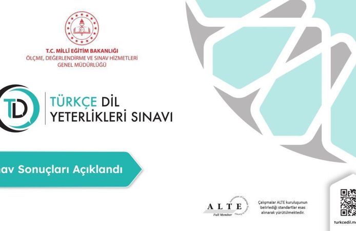 Türkçe Dil Yeterlikleri e-Sınavı sonuçları açıklandı