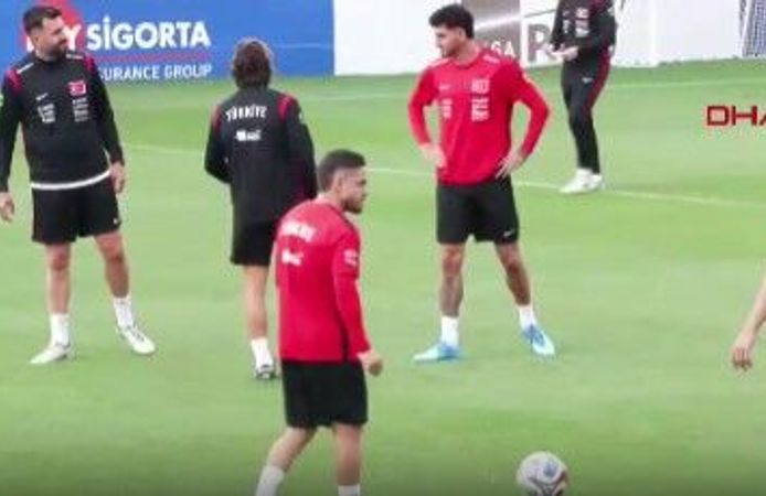 A Milli Takım, Kuzey Makedonya maçının hazırlıklarını tamamladı