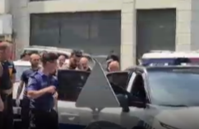Hacize kızdı bankayı kurşun yağmuruna tuttu