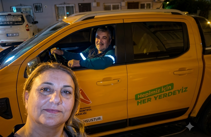 Muhtardan büyükşehir ekiplerine teşekkür