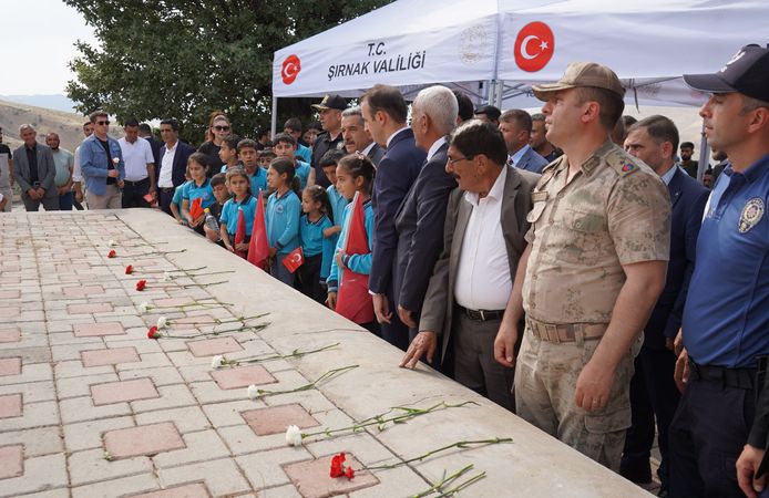 Şırnak’ta PKK’lı teröristlerin 36 yıl önce katlettiği 27 kişi törenle anıldı