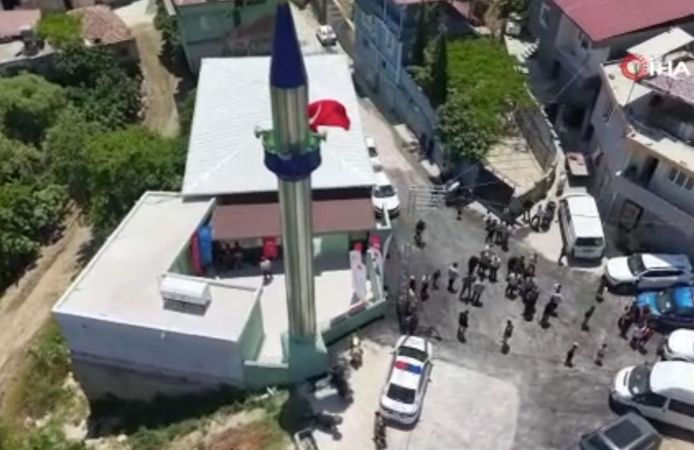 Hatay'da deprem sonrası yapılan 130'uncu cami hizmete girdi