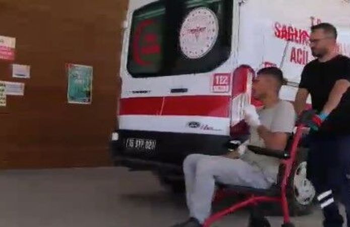 İnşaatta korkutan iş kazası
