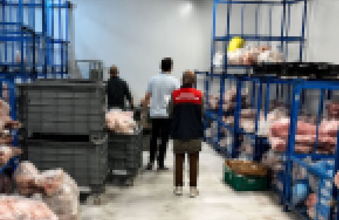 Uygunsuz koşullarda muhafaza edilen 4 ton 652 kilo kırmızı ete el konuldu