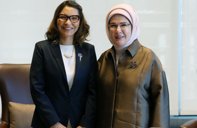 Emine Erdoğan, Brezilya Devlet Başkanı'nın eşiyle görüştü