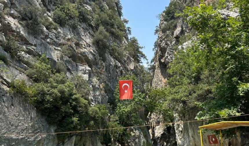 Çamlıyayla'da saklı cennet: Kisecik Kanyonu