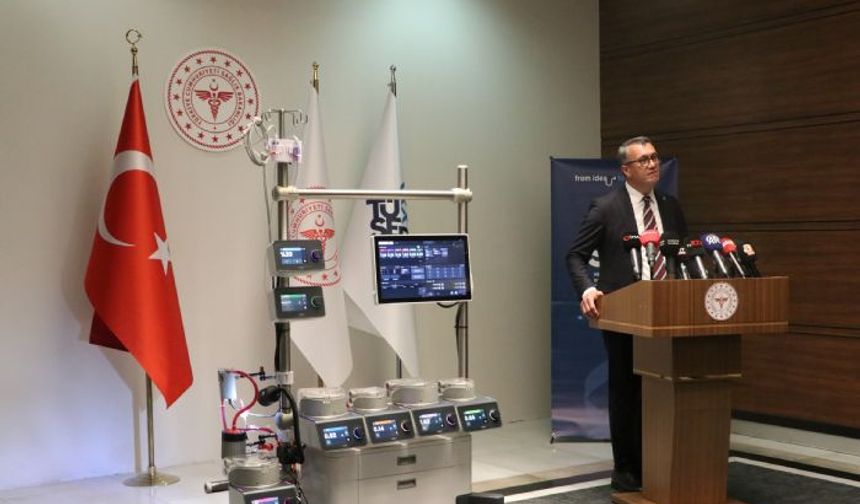 TÜSEB ve ASELSAN iş birliği ile geliştirilen yerli ve milli kalp-akciğer makinesi tanıtıldı