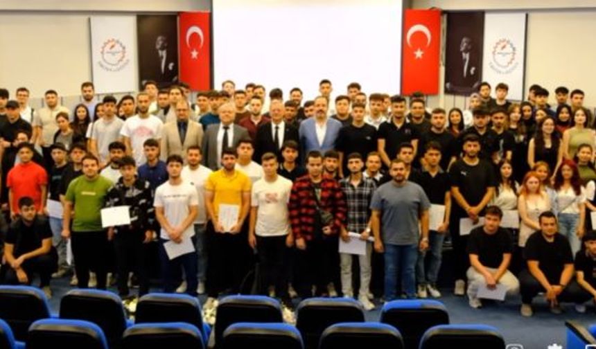 MTOSBde Yalın Üretim eğitimi sertifika töreni düzenlendi