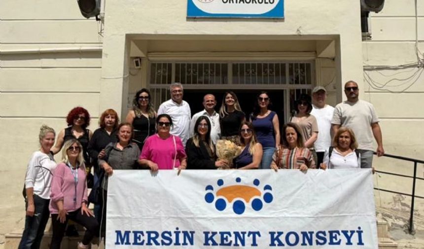 Mersin Kent Konseyinden Hataya Kardeş Okul desteği