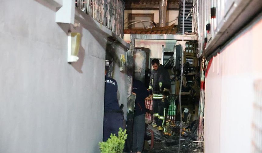 Muğla’da Restorandaki Yangın Paniğe Neden Oldu