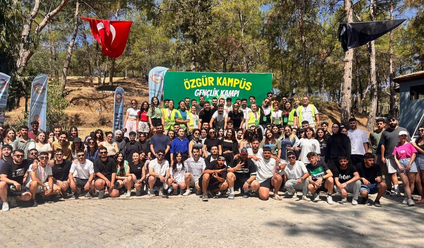 Mersinli gençler ‘Özgür Kampüs’ te buluştu