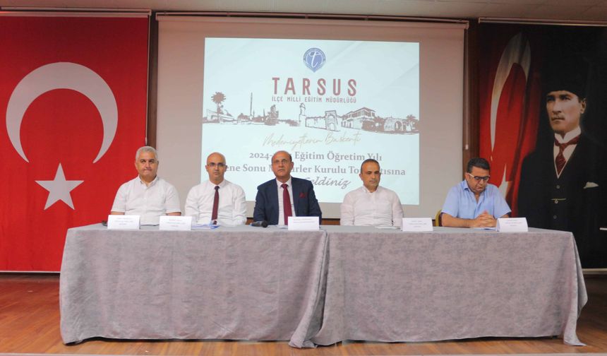 Tarsus’ta Müdürler Kurulu Toplantısı Gerçekleştirildi