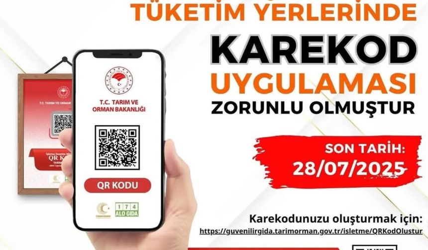Mezitli Esnaf Odası’ndan Gıda İşletmelerine Karekod Uygulaması Uyarısı