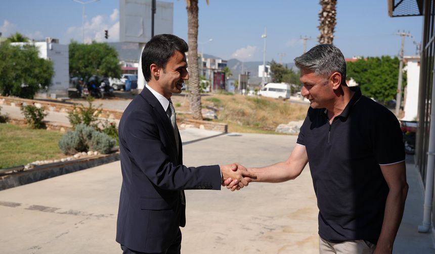 Aydıncık Kaymakamı Sançar Batuhan Kurdu’dan Veda Ziyareti