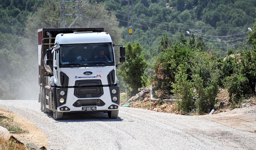 Mersin Büyükşehir’den Kırsal Ulaşıma Güçlü Dokunuş