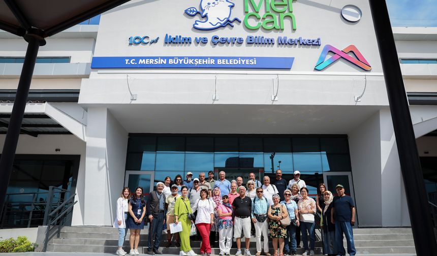 Erdemli Emekli Evi Üyeleri Mercan'da Bilimle Buluştu