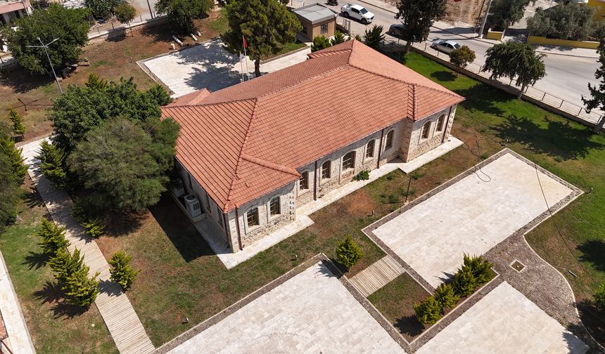 Mezitli'de Tarihe Yolculuk Başlıyor, Taş Mektep Yaşayan Müzeye Dönüşüyor