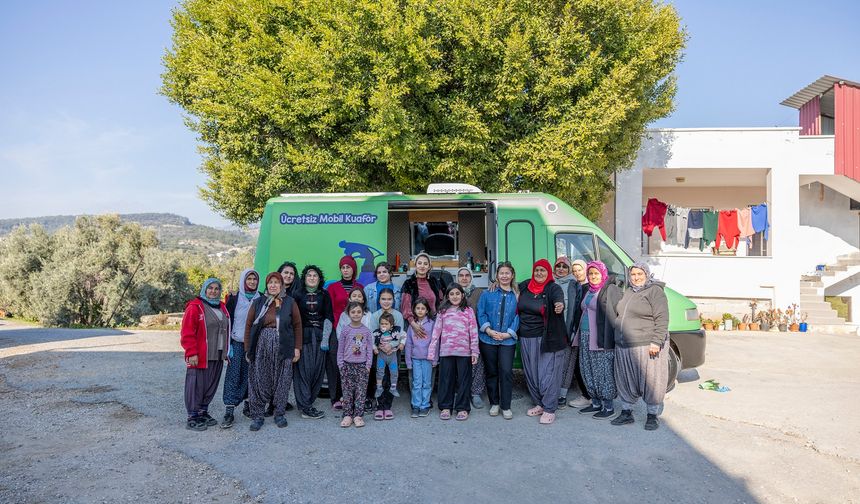 Mezitli Belediyesi ile Mobil Kuaför Her Sokakta