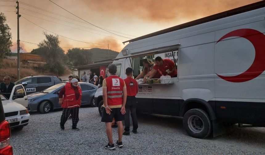 Orman Yangınlarında Kızılay Seferberliği